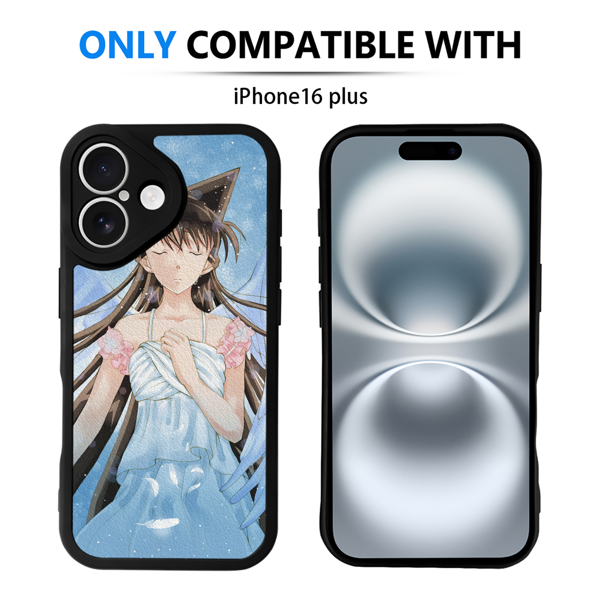 （画像用） 名探偵コナン Detective Conan 【iPhone 16シリーズ対応】シリコンスマホケース（レザー調） 材質：シリコン